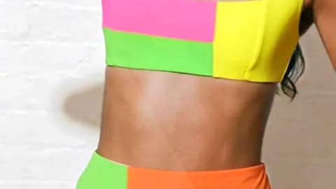 Fluorescent Beach Bikini