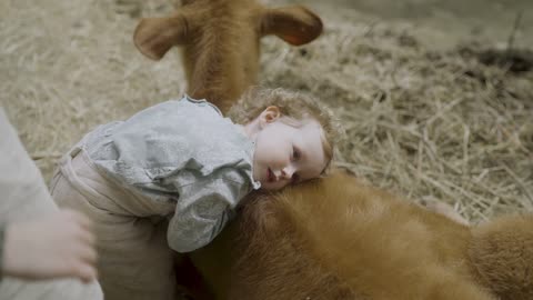 Children Hugging Animals 🐎🐕😀