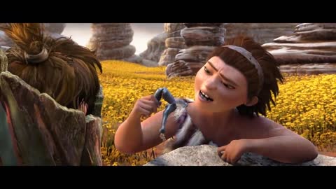 The Croods - Guy & Eep go to finding " Tomorow" Lands - Best Funny Moments-16