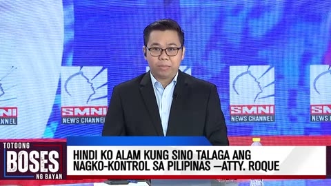 Hindi ko alam kung sino talaga ang nagko-kontrol sa Pilipinas —Atty. Roque