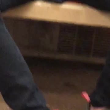 Guy places his phone right underneath his crotch