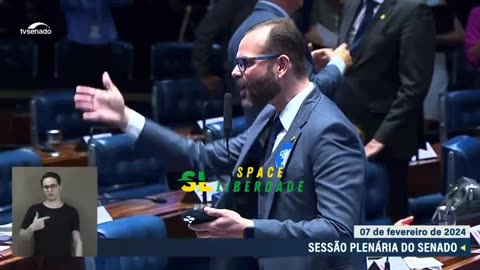 FIM DA SAIDINHA - Senador Jorge Seif detona o Ministério Público Federal na sessão plenária de hoje.