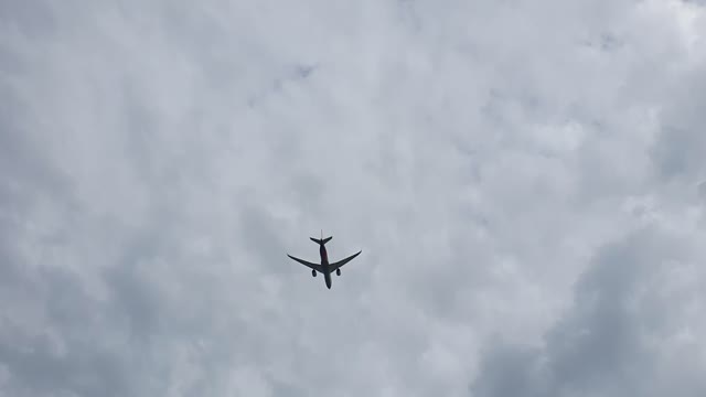 Airplane flying over my head