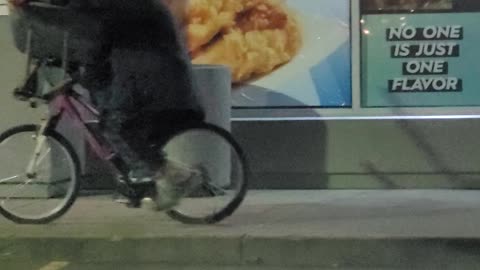 Wheelbarrow on a bike!