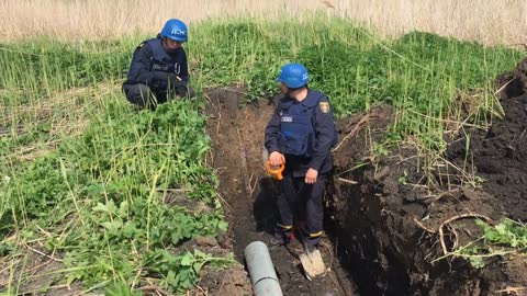 In the Zaporozhye region, SES units clean up settlements