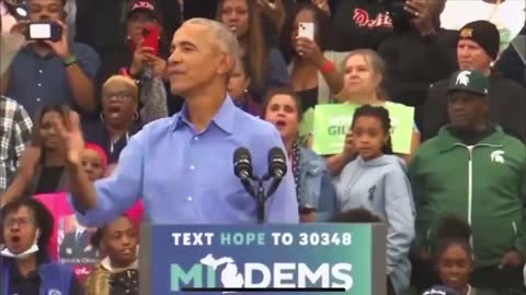 CROWD TURN ON OBAMA . CROWD CHANT FUCK JOE BIDEN