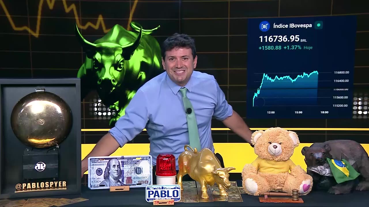Ibovespa sobe pela 3ª vez com China e Fed: Fechamento Touro de Ouro
