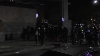 "Protesters" Block An Entrance To The Justice Center & Are Met With Flashbangs - Watch Till The End!