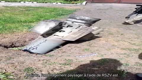 ️ Avdiivka, l'aménagement paysager avec l'aide de MLRS est la seule chose que les occupants peuvent