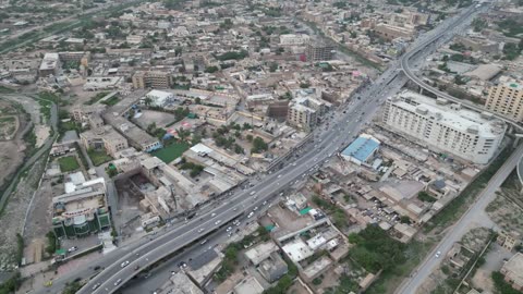 Peshawar drone view