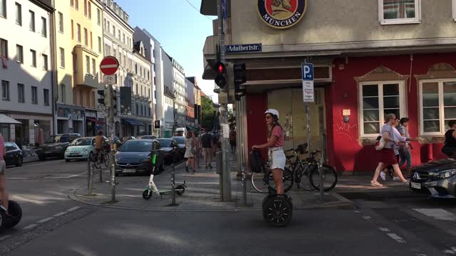 Segway scooter line by line