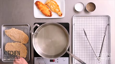 how to make bread crumbs chicken step by step