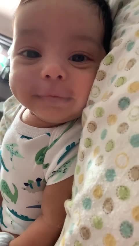 My Son said... HELLO hahaha