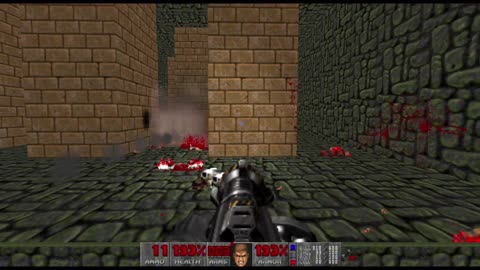 Brutal Doom 2 - Master Levels - Pistol Start - Hard Realism - Trapped on Titan (TTRAP.WAD, level 11)