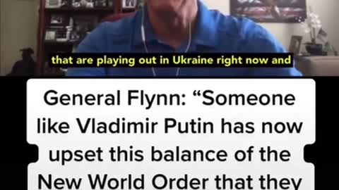 Gen Flynn talks about Ukraine and World Order