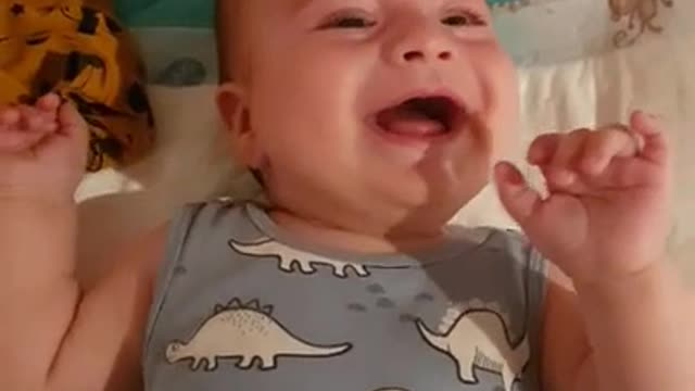 Funny Baby laughs