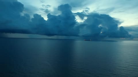 Storm Off Of The Coast Of Fort Lauderdale, Florida