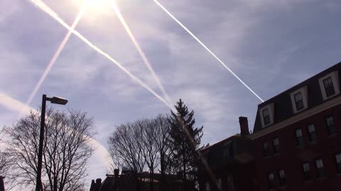 10 Planes in 40 Minutes Spraying Portland Maine