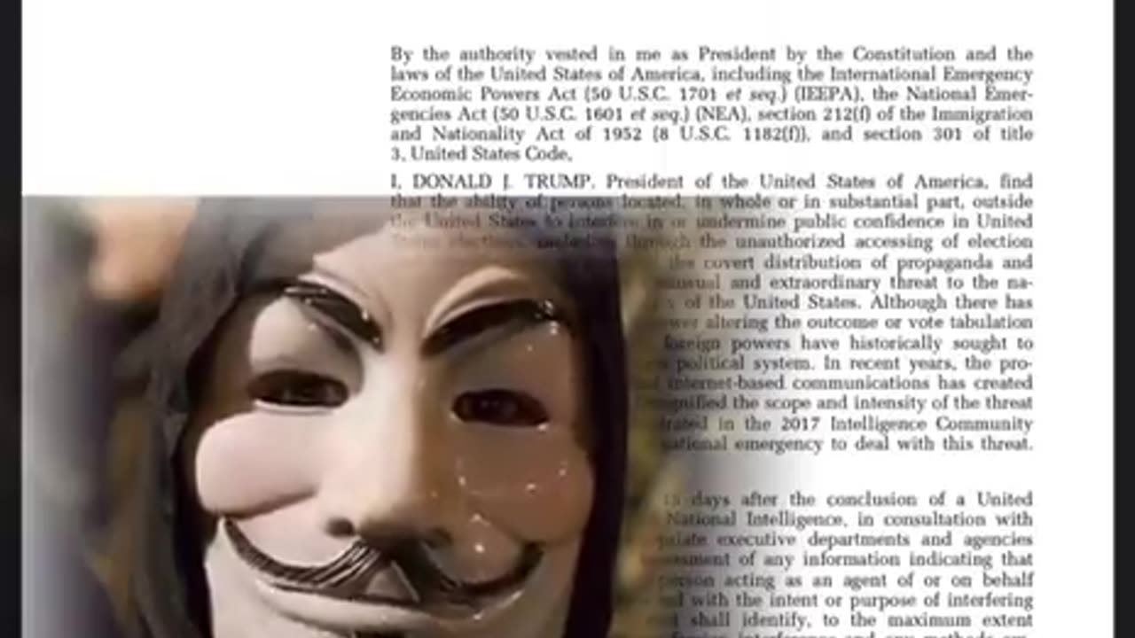 ANONYMOUS QUOTES DR JAN HALPER HAYS RE: EXECUTIVE ORDER 13848 & PRESIDENTIAL EMERGENCY ACT,.