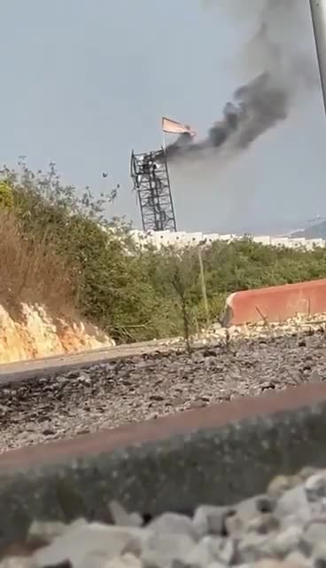 Israeli helicopters are currently striking in Lebanese territory