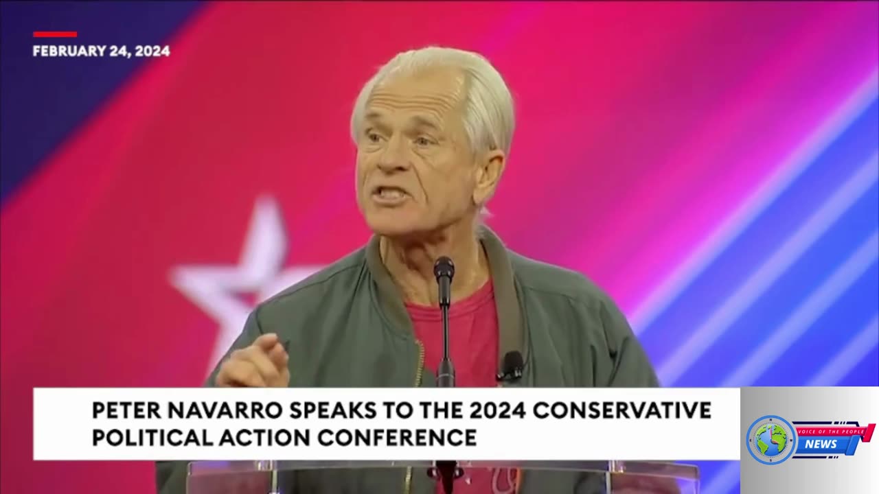 As I Ready Myself For A Prison Cell...': Peter Navarro Speaks At CPAC Before Heading To Prison