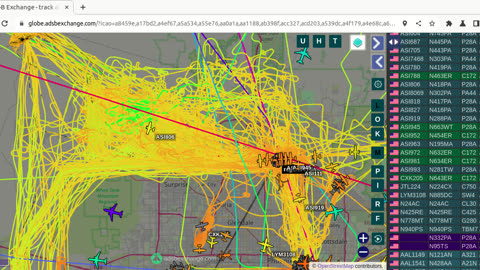 LYM3108 aka N885DC again gang bangin from KPHX - Feb 15th 2024 -