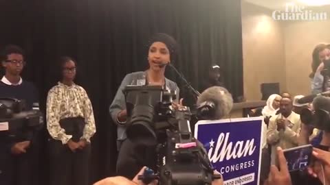 Ilhan Omar reacts to becoming the first Somali American in Congress