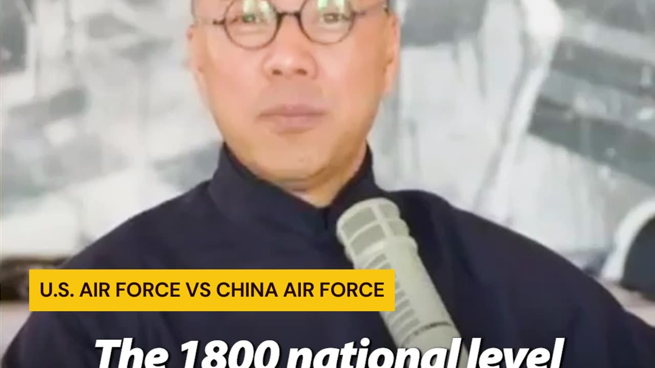 Comparison of the strength of the US Air Force and the Chinese Air Force.