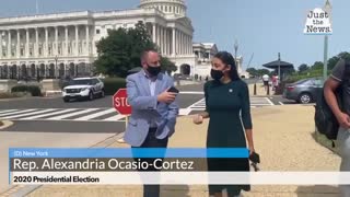 AOC Says She Can Control Biden on Immigration, Police Reform & More