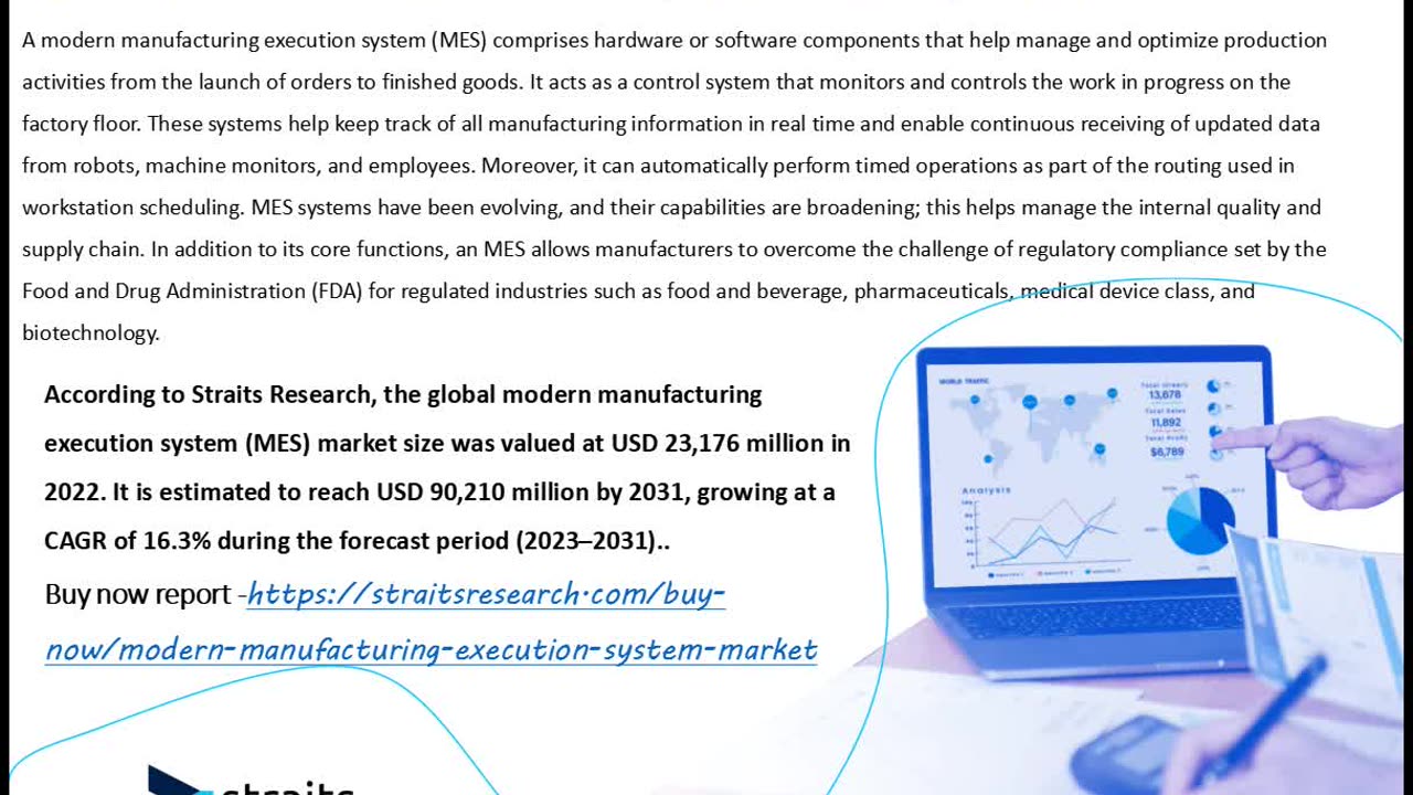 Modern Manufacturing Execution System Market Size to Reach USD 16.11 Billion by 2032