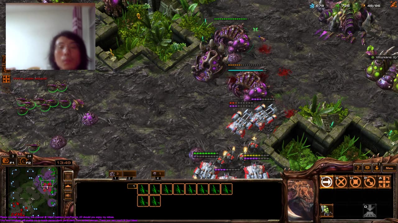 starcraft2 zvz on ancient cistern shamefully defeated in the late game despite having ultralisks..