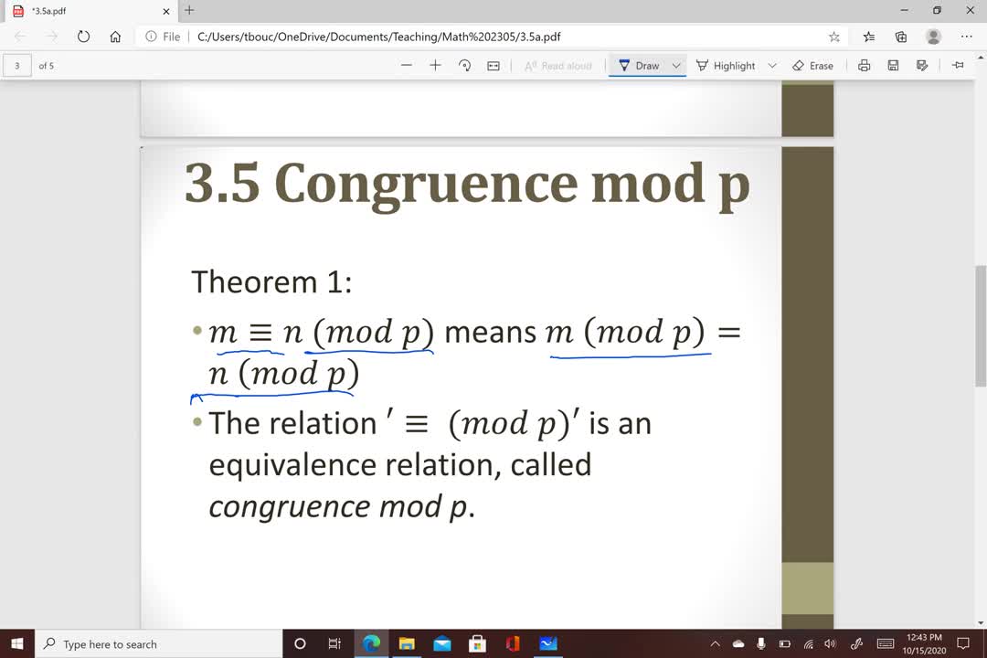 MATH 2305 Lecture 3.5a