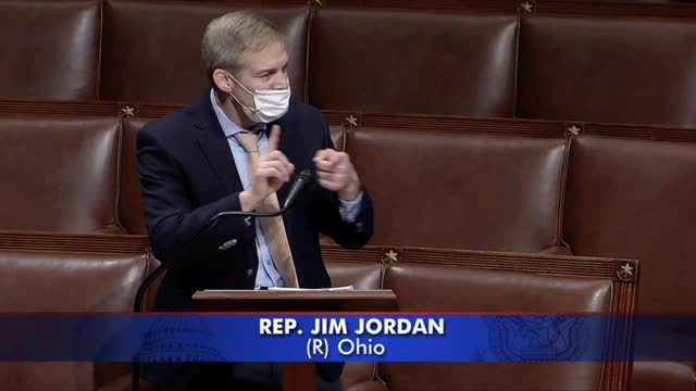 Rep. Jim Jordan - 25th Amendment Debate - 1/12/2020