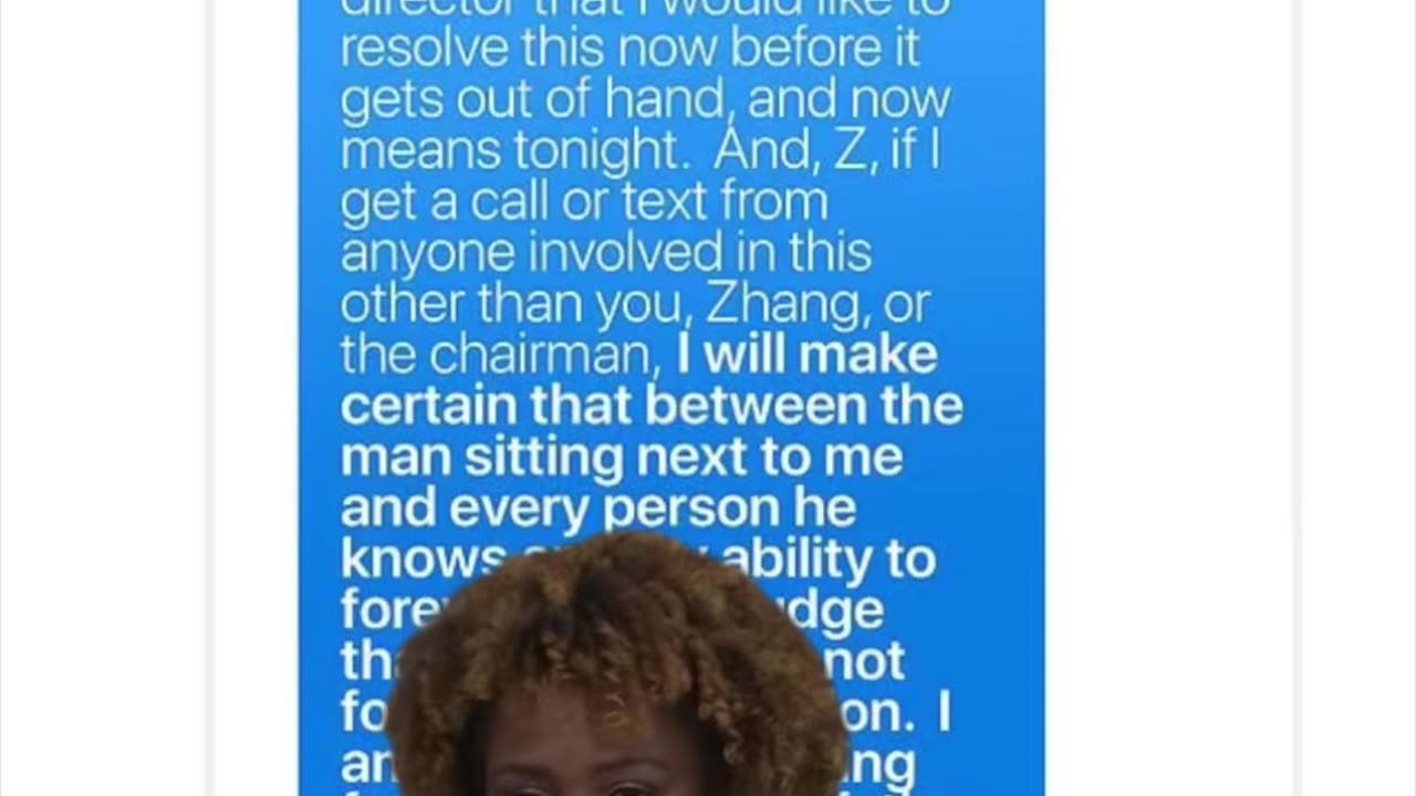 Karine Jean Pierre : zero evidence
