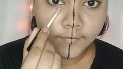 india v/s korea make up video which one is best make over#make up