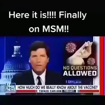 Tucker, more deaths from covid vaccination