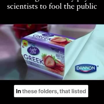 Big Food is fooling you then, and now