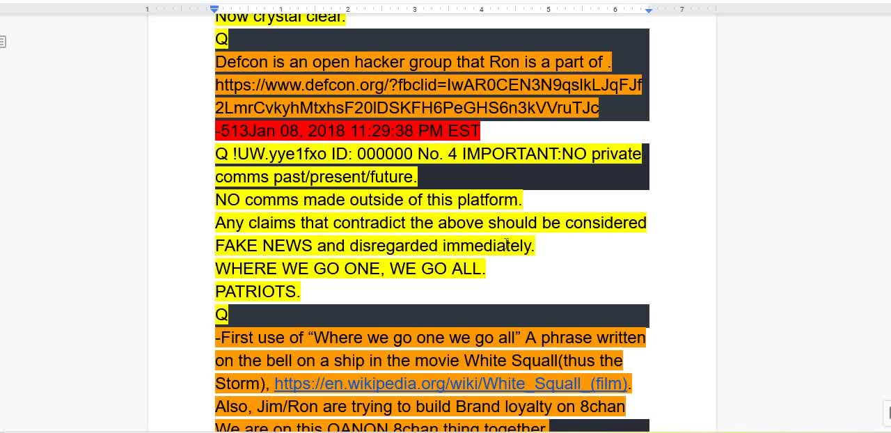 QANON Counterintel Drop#11 The Pied Piper