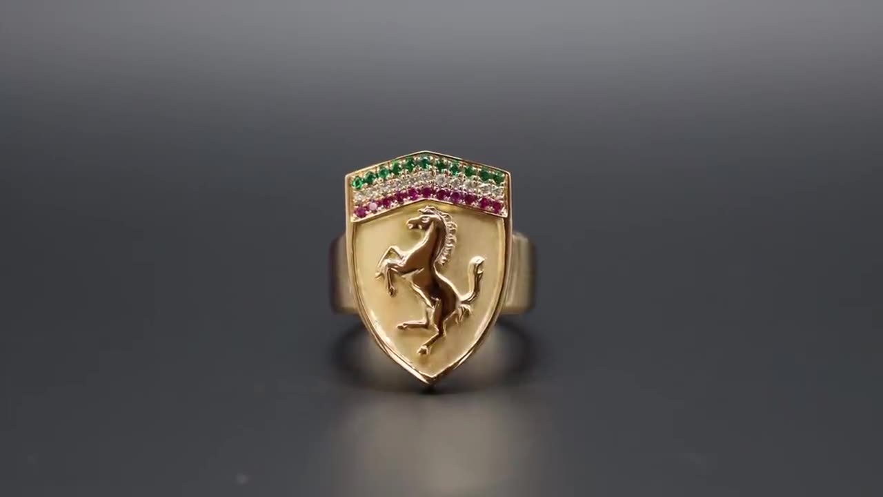 jewellery making at home - custom made 17k gold ring for men