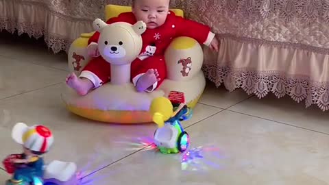 Baby Enjoy With Toys.😊😊