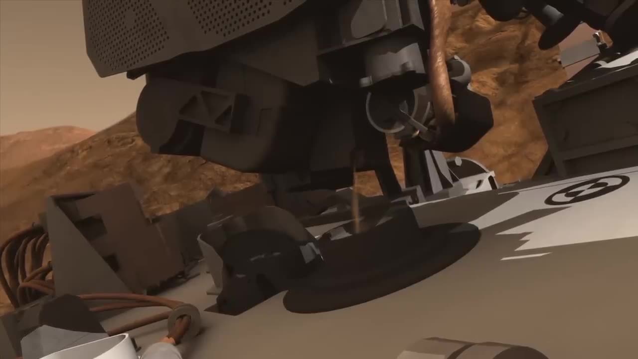 Mars Science Laboratory Curiosity Rover Animation