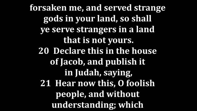 Jeremiah 5 King James version