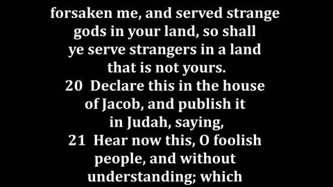 Jeremiah 5 King James version