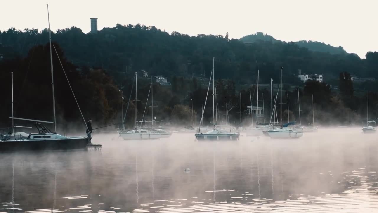 Sailboats At Dock II - Free Stock Video