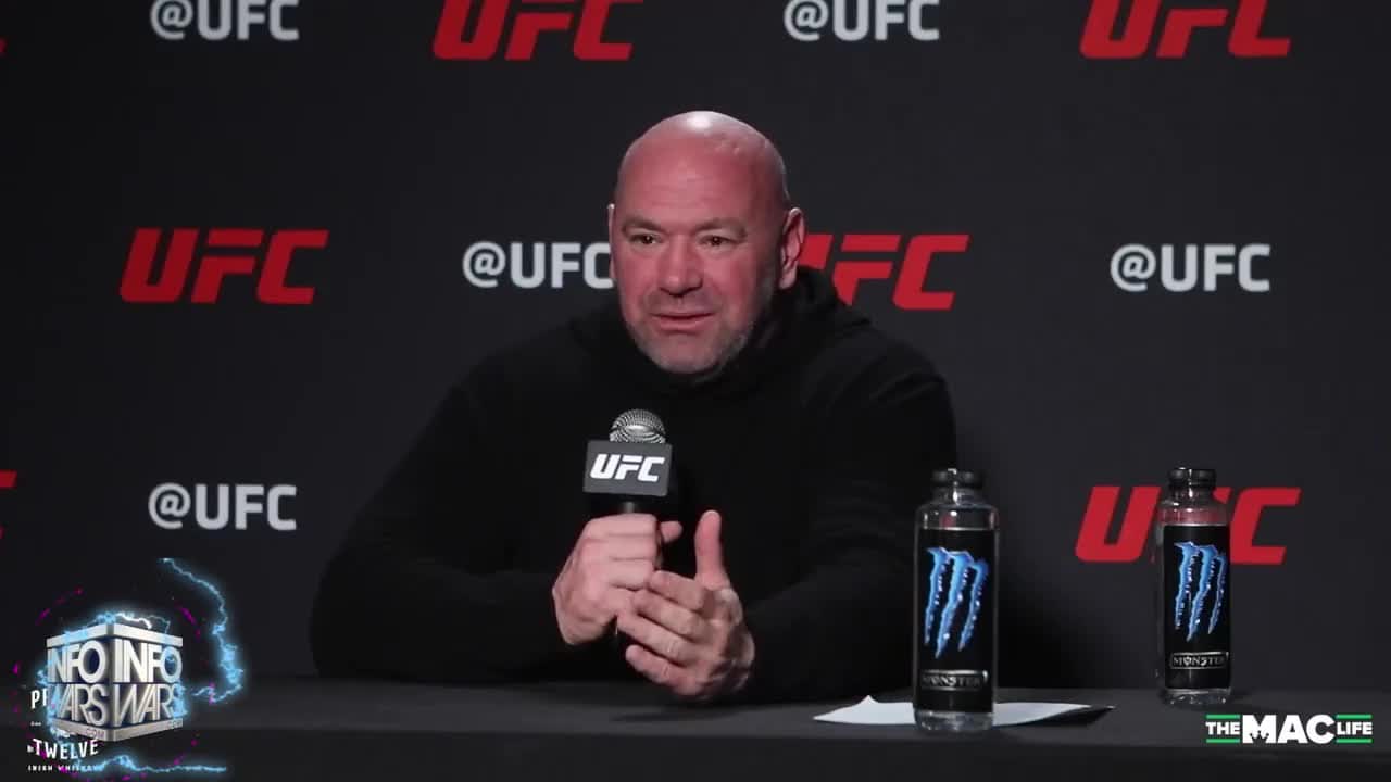 Dana White Triggers Liberal Reporter When Talking About Ivermectin