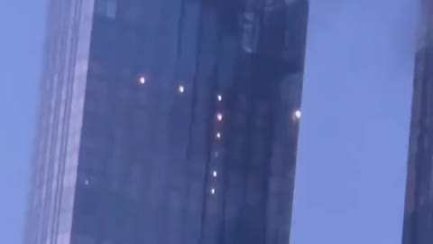 Fire at the "Capital Towers" in the center of Moscow