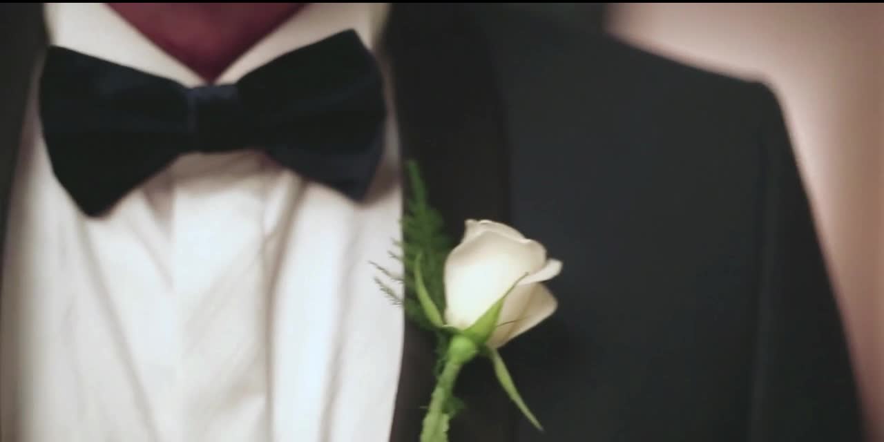 Close-Up Video Of Tuxedo