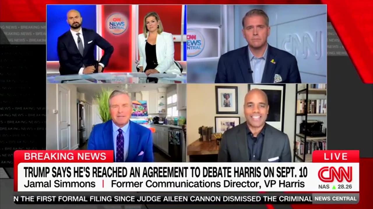 Scott Jennings Literally Facepalms When Former Harris Official Says Trump Is '0 For 1' In Debates