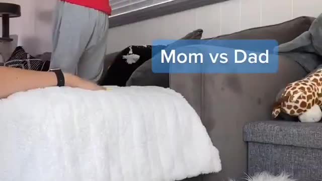 Moms vs Dads