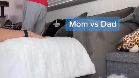 Moms vs Dads